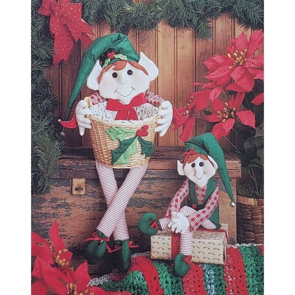 Elf Doll Sewing Instructions Ornament Home Decor Elfin Magic Uncut VTG 1982 - Picture 1 of 6